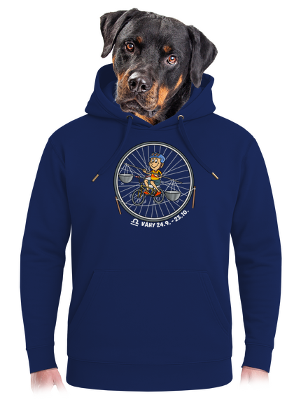 Cyklistický horoskop: Váhy unisex mikina premium Navy