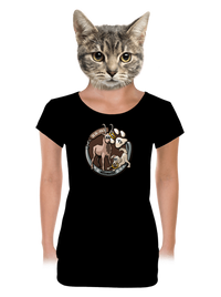 dámske tričko s lemom