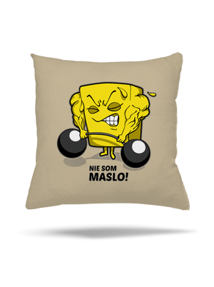 Nie som maslo vankúš Beige