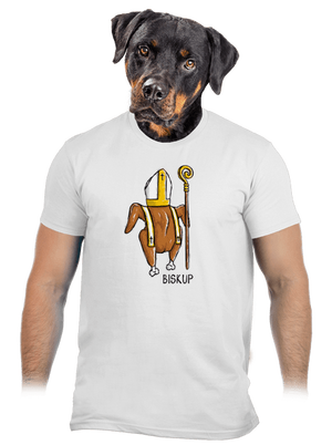 Biskup pánske tričko White