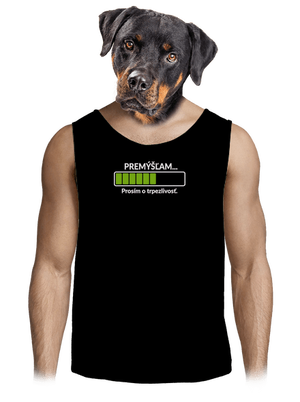 Premýšľam pánske tielko Black