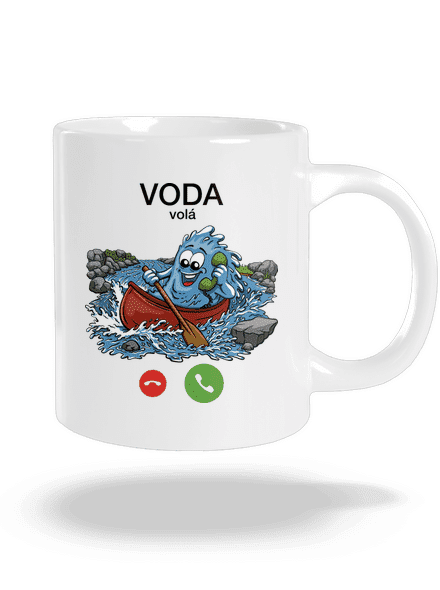 Voda volá veľký hrnček White
