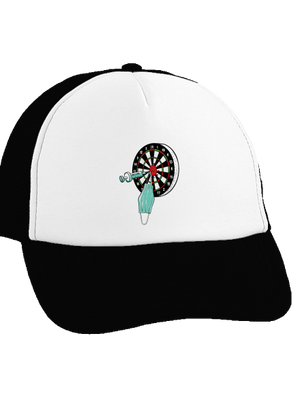 Zásah šiltovka truckerka Black cap