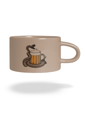 Zasyčí hrnček makronka Brown Macaron