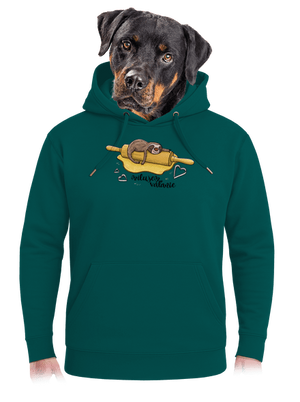 Milujem váľanie unisex mikina premium Emerald Green