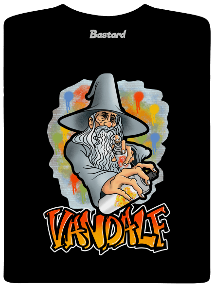 Vandalf detské tričko Black