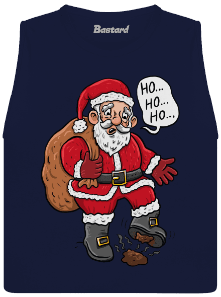 Ho ho ho  dámske tielko voľné Navy
