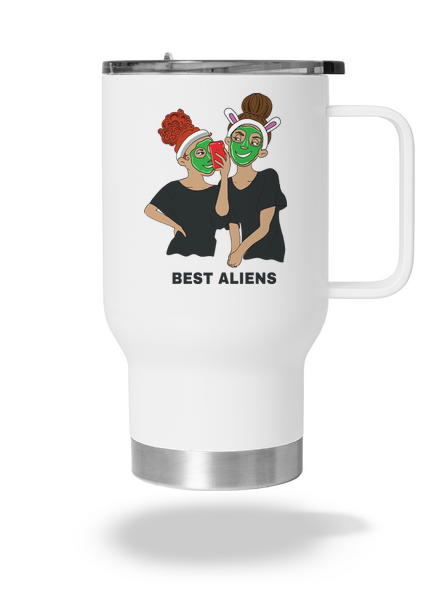 Best aliens termohrnček White