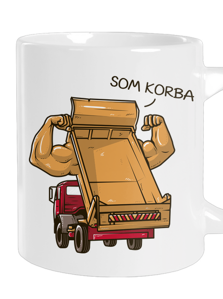 Korba veľký hrnček White