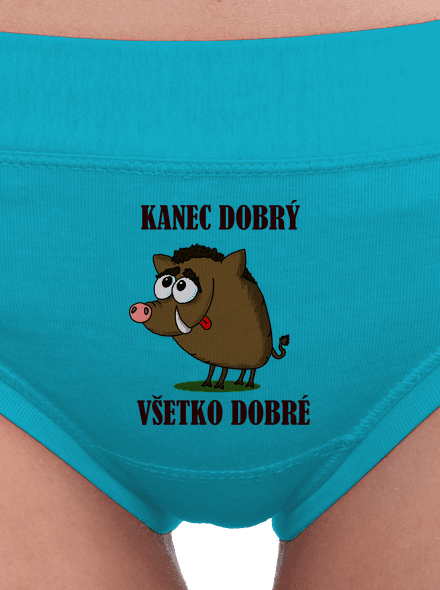 Kanec dobrý dámske nohavičky Turquoise