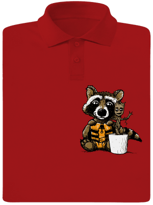 Strážcovia galaxie pánska polokošeľa Red Mal