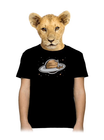 Mesačný zber detské tričko Black