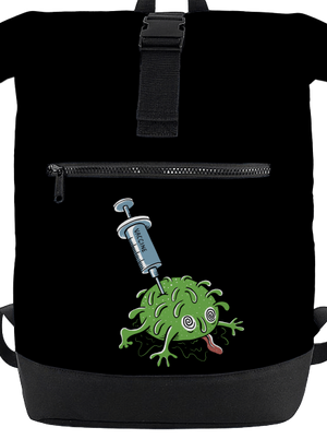 Zapichnutý covid batoh Black