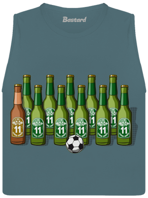 Futbalová jedenástka dámske tielko voľné Heather Deep Teal