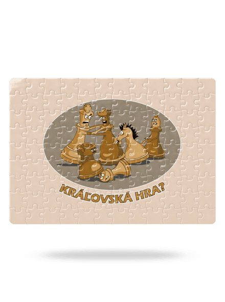 Kráľovská hra puzzle White