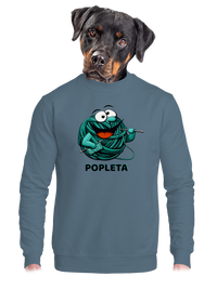 unisex mikina bez kapucne