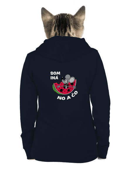 Som iná dámska mikina na zips Navy Mal