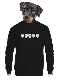 unisex mikina bez kapucne