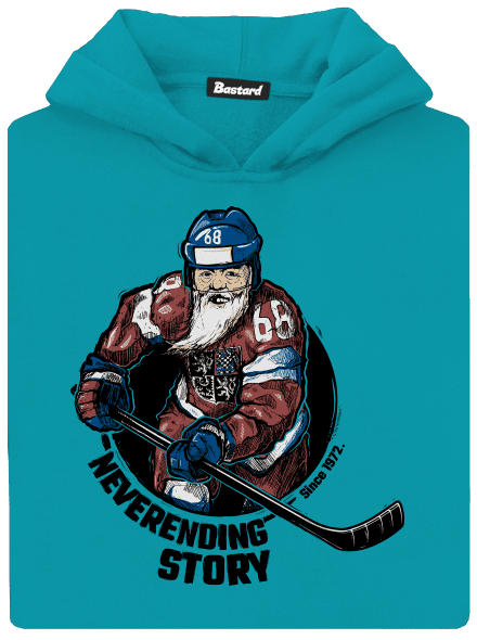 Jarda Forever detská mikina klokanka Hawaiian Blue