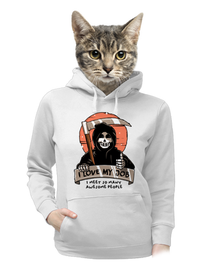 dámska mikina klokanka