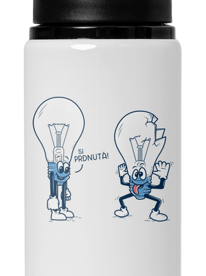 Prdlá flaša na vodu White