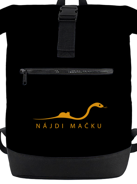 Nájdi mačku batoh Black