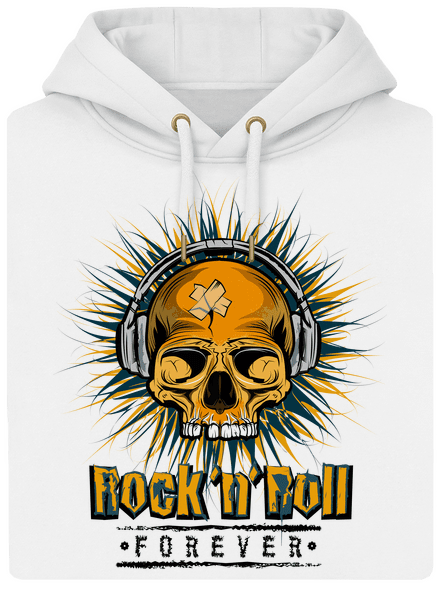Rock'n'Roll forever unisex mikina premium Snowwhite