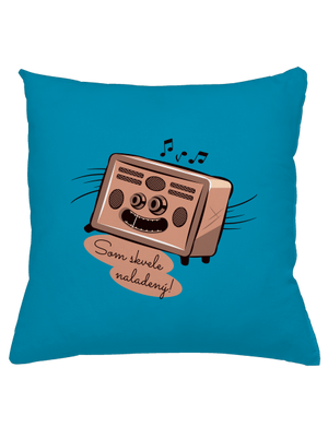 Skvele naladený vankúš Blue Turquoise