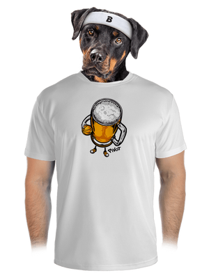 Pivot pánske športové tričko White