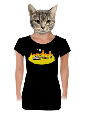 dámske tričko s lemom