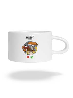 Huby volajú hrnček makronka White