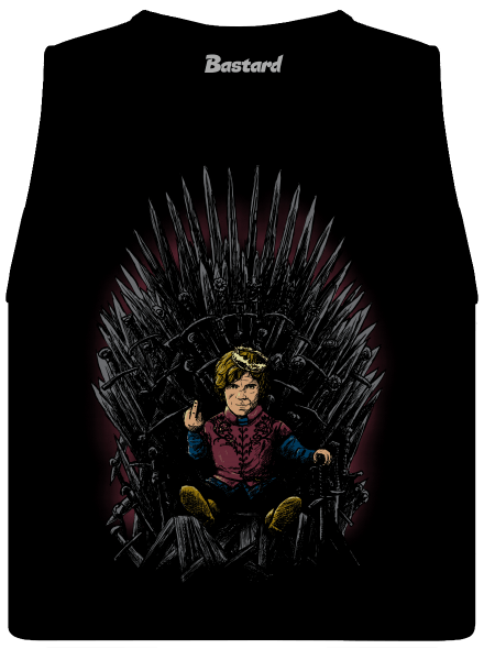 Tyrion na tróne dámske tielko voľné Black