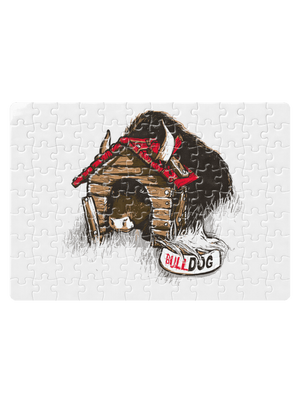 Bulldog puzzle White