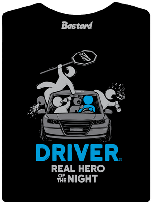 Driver dámske tričko Black