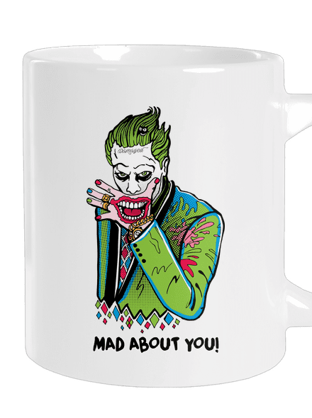 Joker a Harley veľký hrnček White