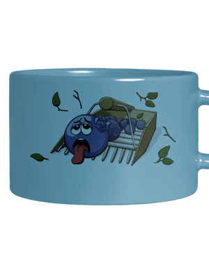 Čučoriedky hrnček makronka Blue Macaron