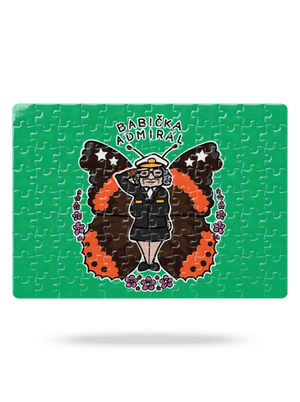 Babička admirál puzzle White