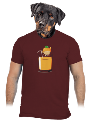 Opitý pomaranč pánske tričko Chocolate