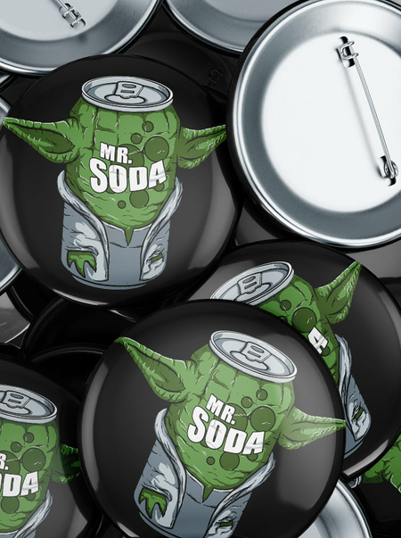 Placka Mr. Soda