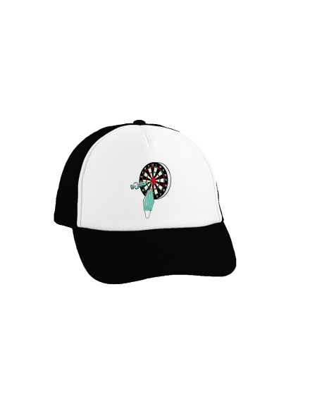 Zásah šiltovka truckerka Black cap