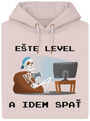 Ešte level unisex mikina premium Rose Chalk