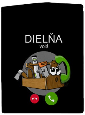 Dielňa volá dámska mikina na zips Black