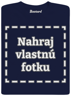 Vlastná potlač pánske tričko Navy