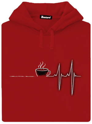 Coffee help dámska mikina klokanka Red Mal