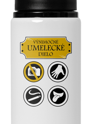 Umelecké dielo flaša na vodu White