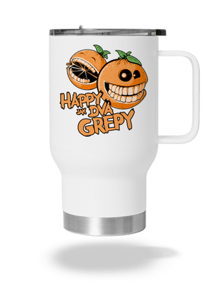 Happy grepy termohrnček White