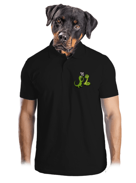 High Five pánska polokošeľa Black