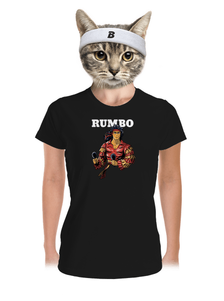 Rumbo dámske športové tričko Black