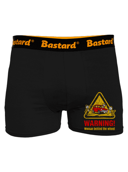 Žena za volantom boxerky Black