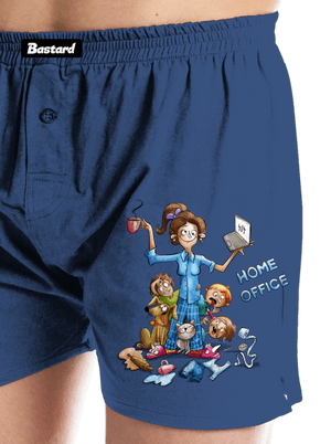 Mamičky home office pánske trenky Blue